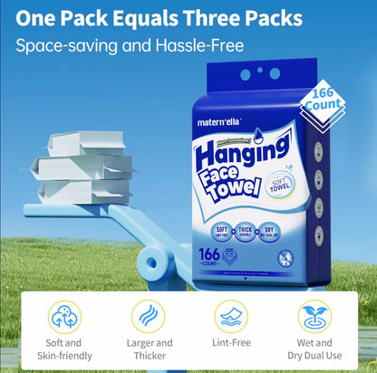 Matern’ella Disposable Face Towels 166 Pack