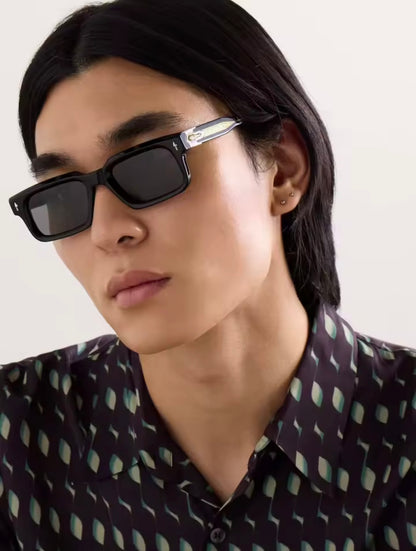 Luxury Fashion Trend Vintage  Sunglasses BELVEDERE Thick Acetate Retro Square Style Unisex A+ High Quality