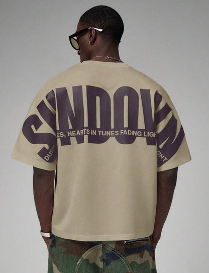 STYNVO Men’s Letter Graphic T Shirt