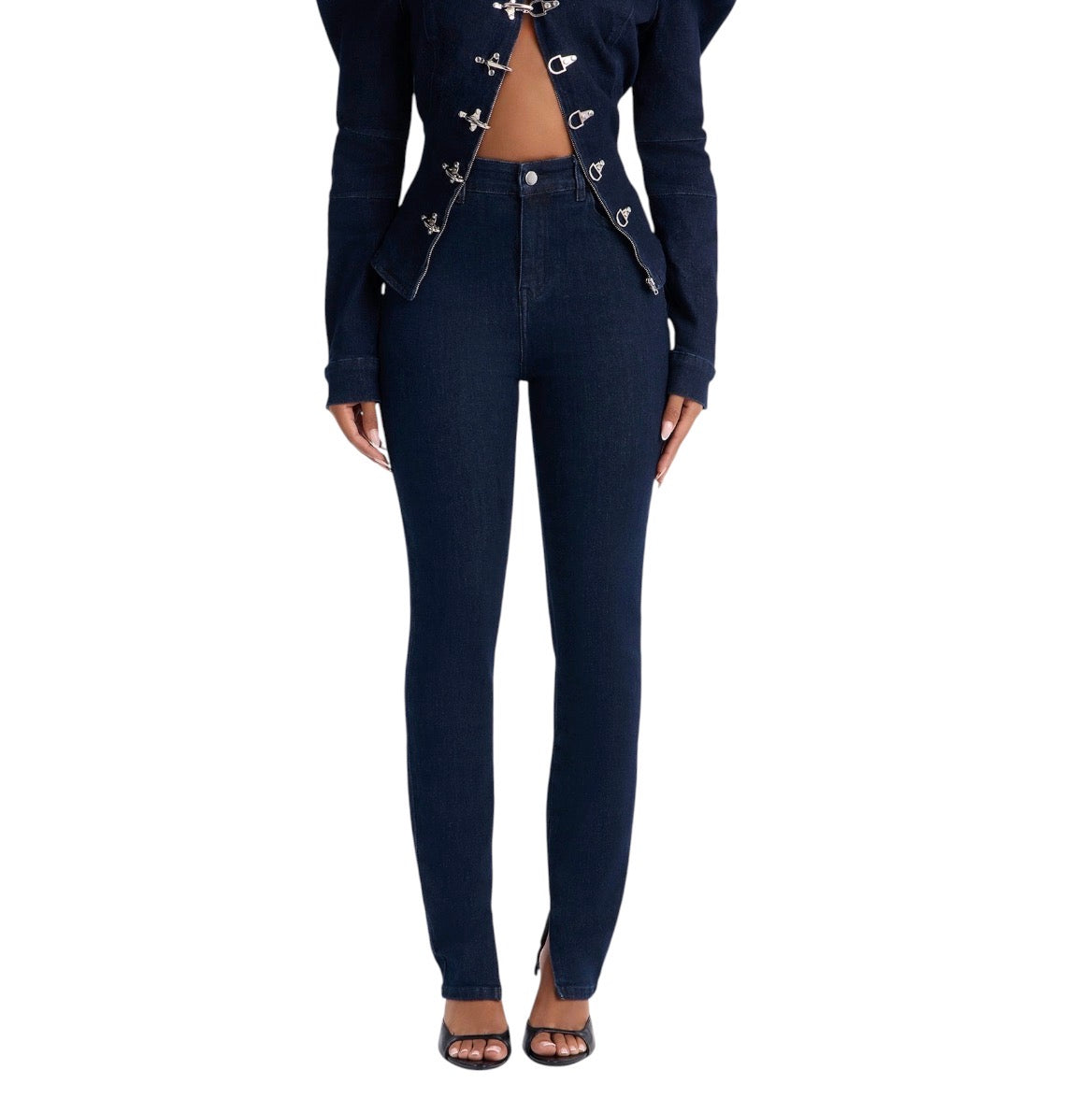Windsor Stretch High Rise Skinny Jeans Dark Wash
