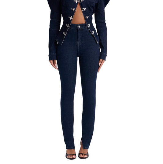 Windsor Stretch High Rise Skinny Jeans Dark Wash