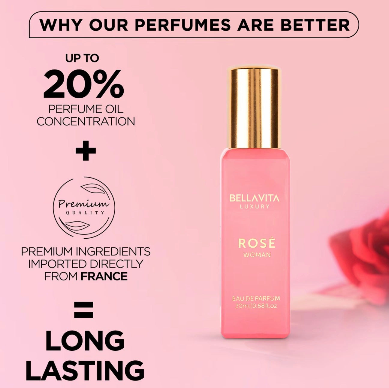 BellaVita Rose Mini EDP 20ml