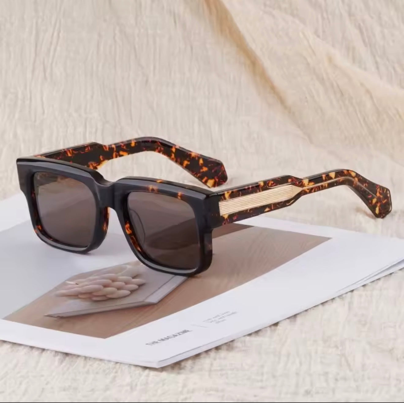 JMM Hemmings The Gentlemen Original High Quality Sunglasses Big Square Uv400 Men and Women Designer Brand Eyeglasses with Case