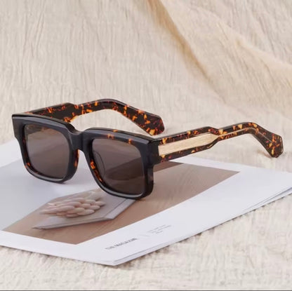 JMM Hemmings The Gentlemen Original High Quality Sunglasses Big Square Uv400 Men and Women Designer Brand Eyeglasses with Case