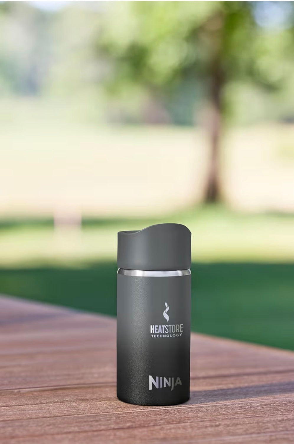 Ninja Sip Perfect Hot Drinks Travel Flask, Made BPA-Free, Dishwasher Safe, Insulated Bottle, Black, DW1203EUUKBK