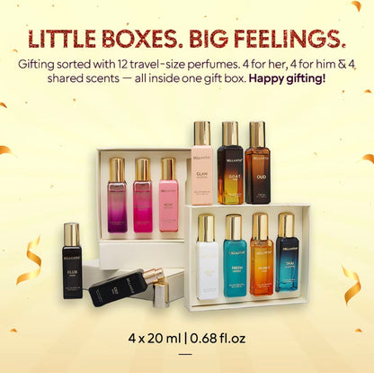 BellaVita Luxury 12 Pack Perfume Gift Set
