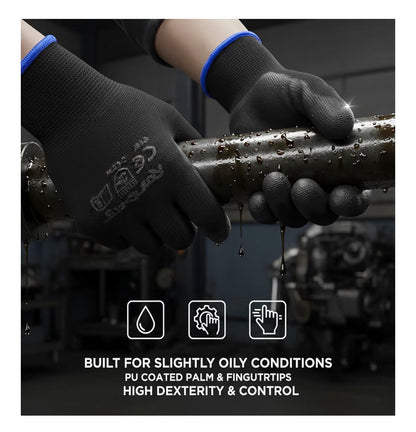 DLY Thorn-Proof Leather Gardening Gloves for Women with Forearm Protection