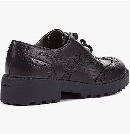 Geox J Casey Girl N Brogues Girls’ Smart School Shoes