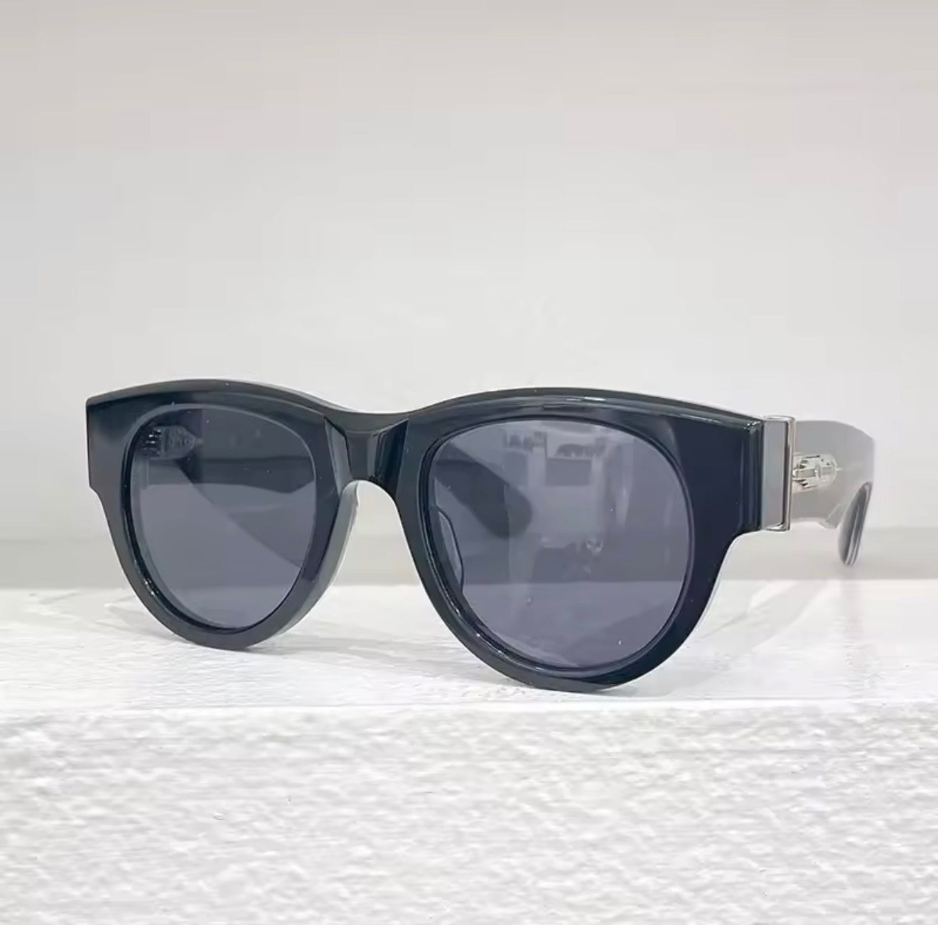 JMM ROLLINGSUN Thick Italy Acetate Sunglasses Handmade Japan Style Designer Brand Uv400 Round High Quality Eyeglasses with Case