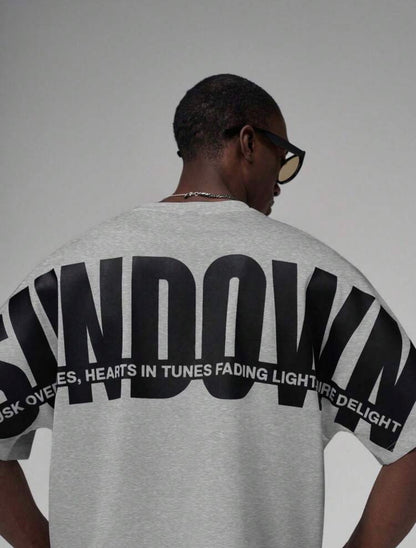 STYNVO Men’s Letter Graphic T Shirt