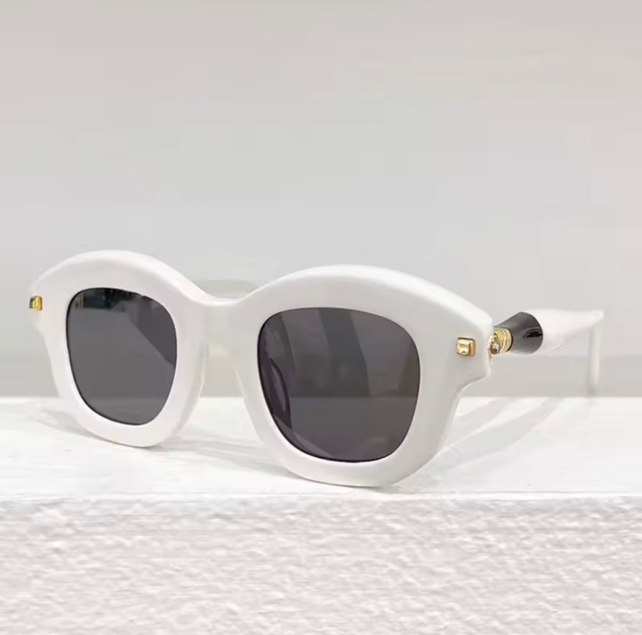 Maske J1 Thick Acetate Heavy Classical Sunglasses Uv400 Optical Prescription Frame Men Classical Designer Brand Germany Glasses