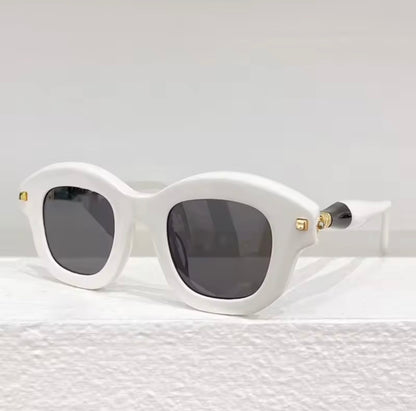 Maske J1 Thick Acetate Heavy Classical Sunglasses Uv400 Optical Prescription Frame Men Classical Designer Brand Germany Glasses
