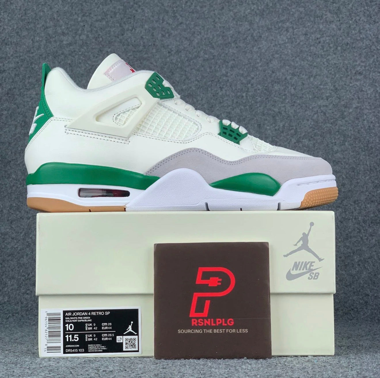 Nike SB x Air Jordan 4 Retro SP 'Pine
Green'