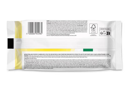 Multipurpose Citrus Cleaning Wipes 252 Pack