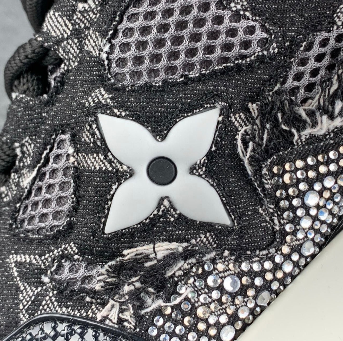 LV Skate Sneaker 'Black Swarovski
Monogram'