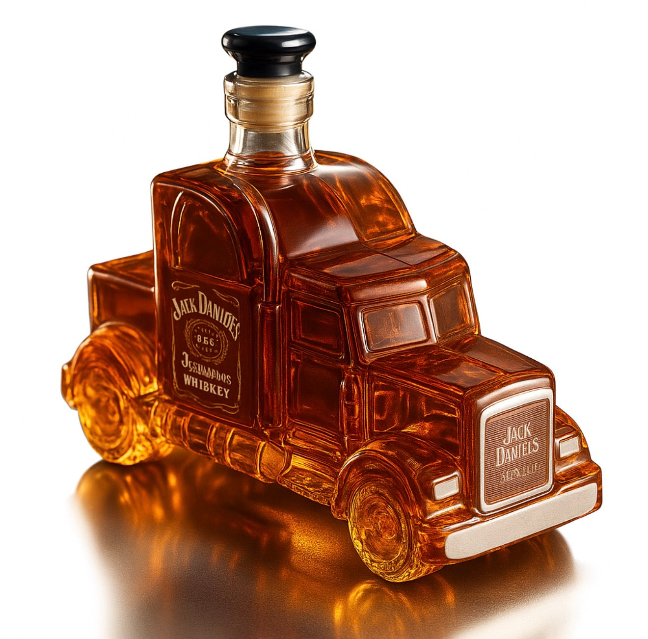 2025 New 300ml Car Whiskey Bottle – Creative Car Model Glass Decanter, Transparent Wine Bottle, Home Bar & Office Decor