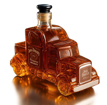 2025 New 300ml Car Whiskey Bottle – Creative Car Model Glass Decanter, Transparent Wine Bottle, Home Bar & Office Decor