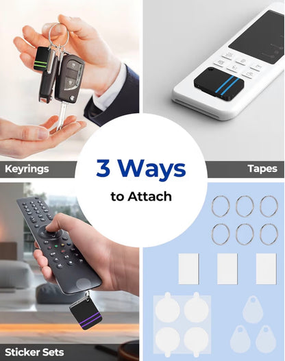 Esky Key Finder, key tracker with Backup RF Transmitter, Wireless RF Item Locator, Wireless key finder locator with keyring, phone finder, Pet Tracker, Great Gifts for Father Mother birthday Christmas