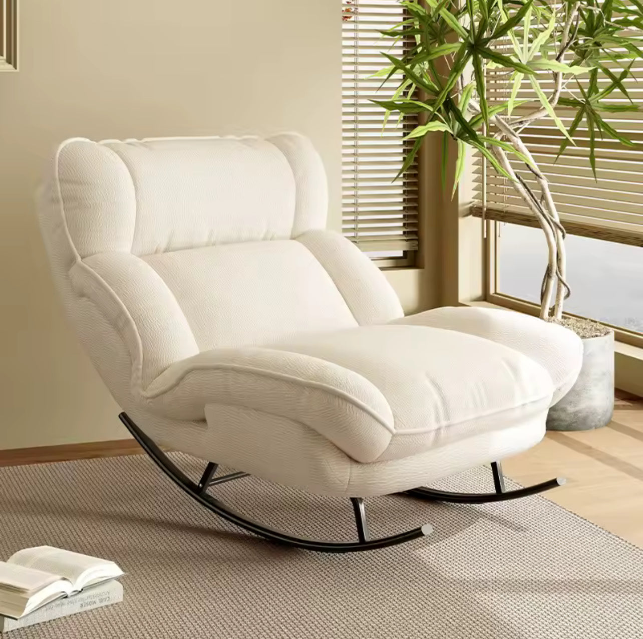 Ikea Adjustable Lazy Sofa Bed – Reclining Rocking Chair for Living Room Comfort