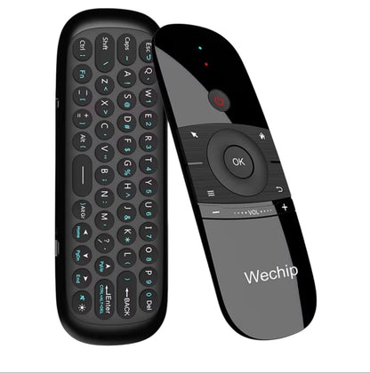WeChip Mini Air Fly Mouse Remote 2.4G Motion Sensing Controller with Keyboard for Android TV Box/PC/TV