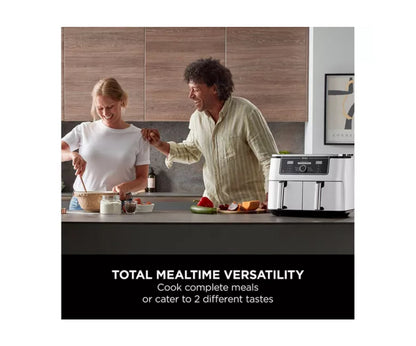 NINJA Foodi MAX Dual Zone AF400UKWH Air Fryer – White & Black