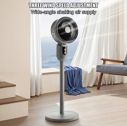 Oscillating Cyclone Pedestal Fan – Adjustable Height & 3 Speeds | Powerful Cooling for Home or Office