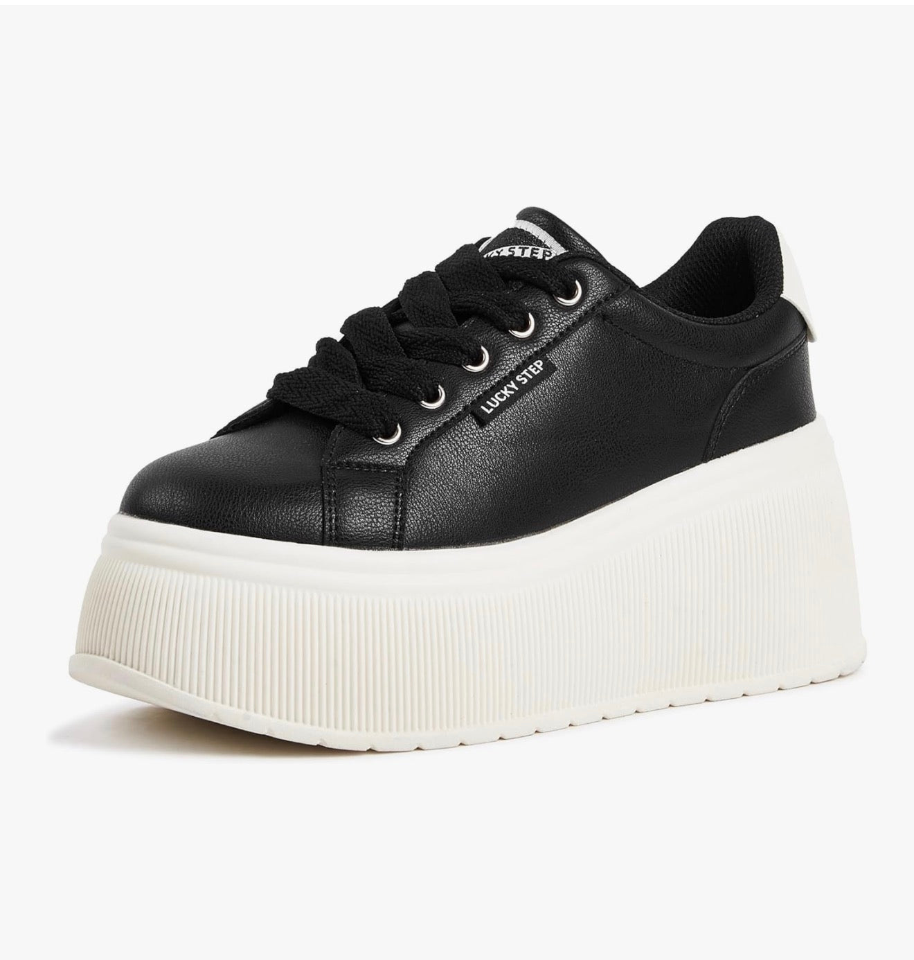 LUCKY STEP Women's Platform Fashion Sneakers Walking Shoes
Casual, Classic, Wedge, Low Top, Canvas, Retro