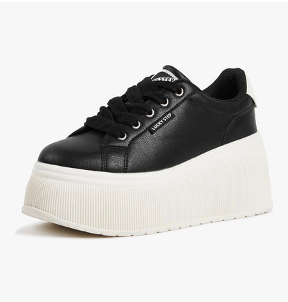 LUCKY STEP Women's Platform Fashion Sneakers Walking Shoes
Casual, Classic, Wedge, Low Top, Canvas, Retro