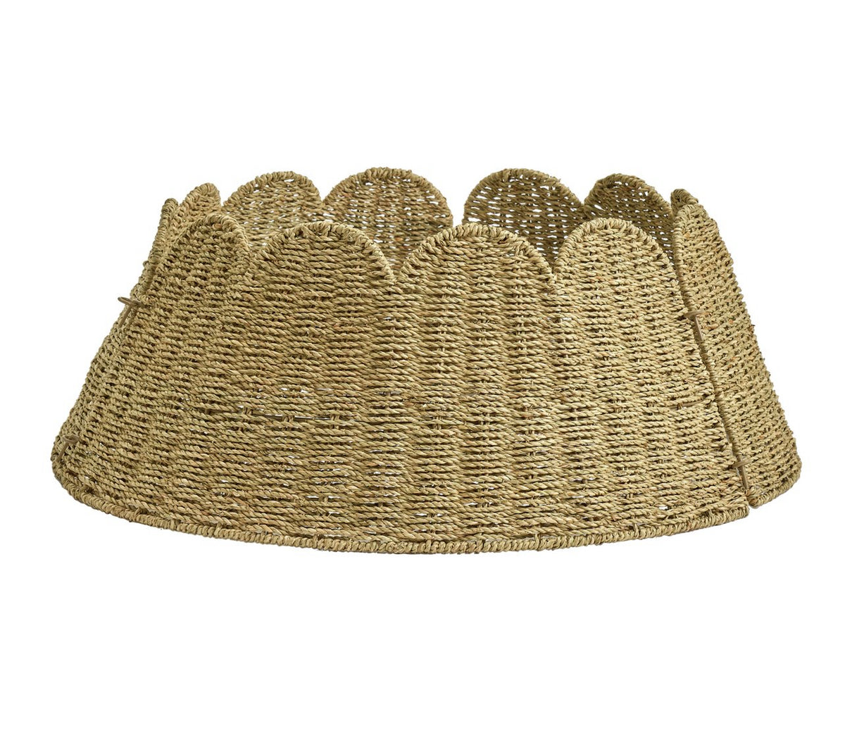 Woven Seagrass Christmas Tree Skirt