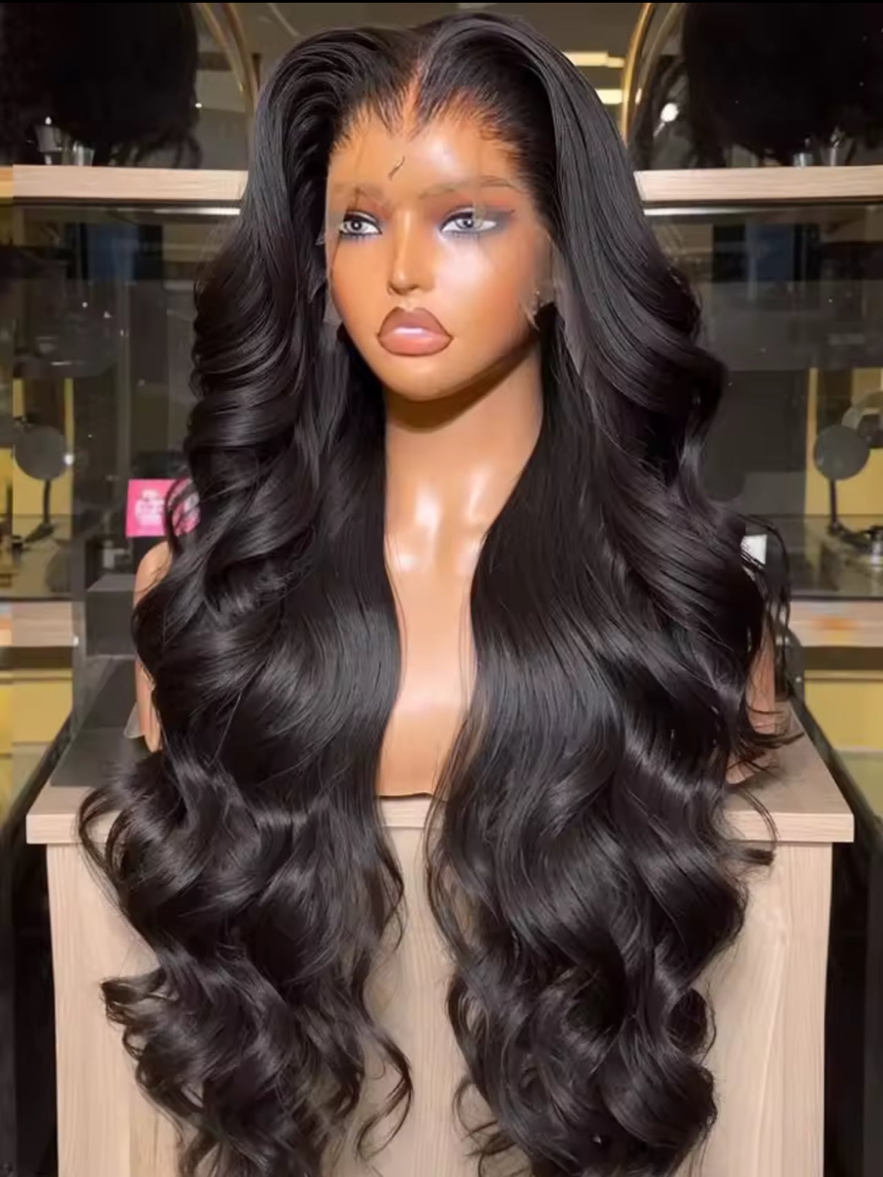 100% Human Hair Lace Front Wig – 13x6 Body Wave, 13x4 Front, HD Lace, Pre-Plucked, 30–40 Inch, Brazilian Hair, 200% Density