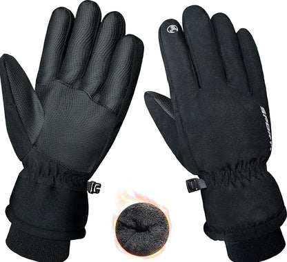 Waterproof Winter Gloves for Men Thermal Touchscreen Cold Weather Thinsulate Warm anti Slip Ski Gloves for Cycling Walking Hiking Outdoor Sports