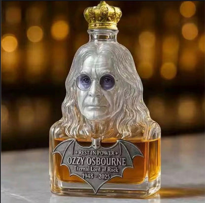 Ozzy Osbourne 350 ml Whiskey Bottle Back to the Beginning Commemorative Whiskey Wine Bottle Home Decor Statue Collection Crafts