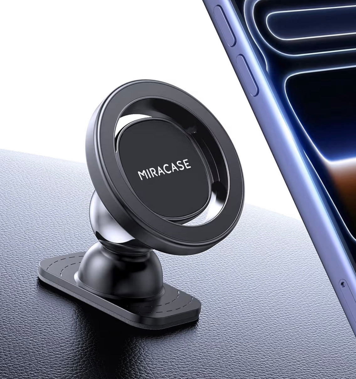 Miracase Car Phone Holder Double Steel Hook Air Vent 360° Mount