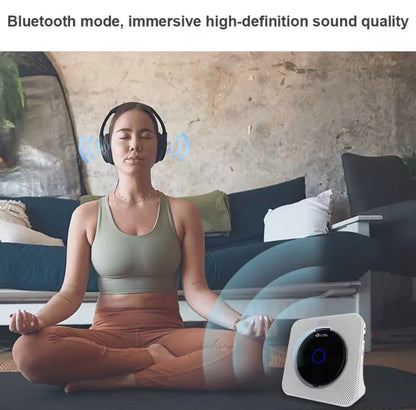 Rechargeable Bluetooth Portable CD Player – Personal Music Player for Car and Home, UK Version