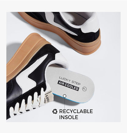 LUCKY STEP Women's Platform Trainers Sneakers Walking Shoes
Comfortable, Fashion, Chunky, Casual, Lace-Up, Stitch Detailing, Everyday, Footwear