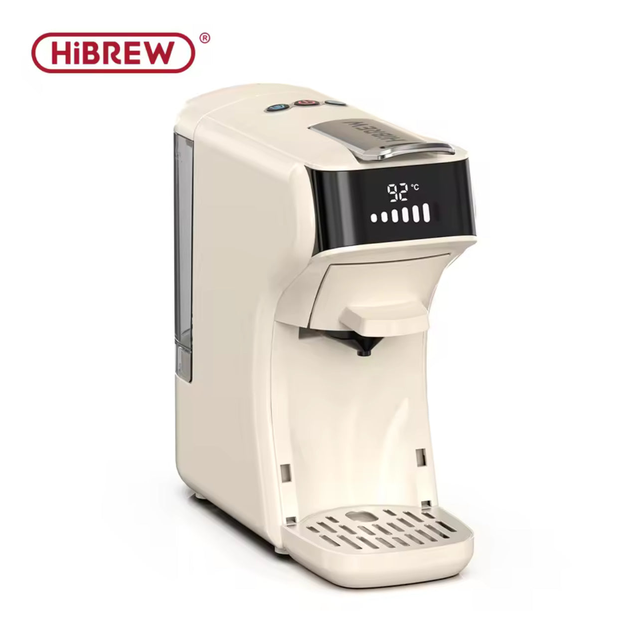 HiBREW 6-in-1 Capsule Coffee Machine – Hot & Cold, Espresso, Cappuccino, Compatible with Dolce Gusto, Nespresso & Ground Coffee (H1B)