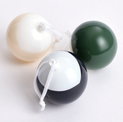 Home Pack of 3 Dipped White Glass
Bauble