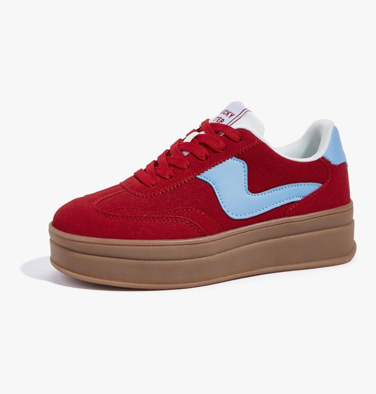 LUCKY STEP Women's Platform Trainers Sneakers Walking Shoes
Comfortable, Fashion, Chunky, Casual, Lace-Up, Stitch Detailing, Everyday, Footwear