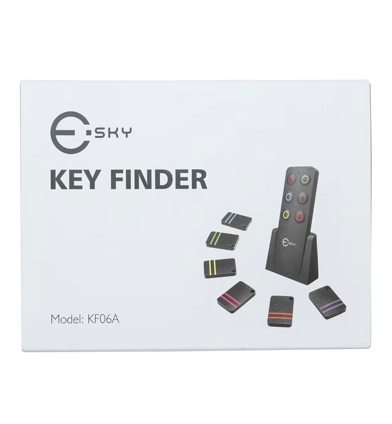 Esky Key Finder, key tracker with Backup RF Transmitter, Wireless RF Item Locator, Wireless key finder locator with keyring, phone finder, Pet Tracker, Great Gifts for Father Mother birthday Christmas