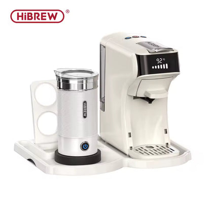 HiBREW 6-in-1 Capsule Coffee Machine – Hot & Cold, Espresso, Cappuccino, Compatible with Dolce Gusto, Nespresso & Ground Coffee (H1B)