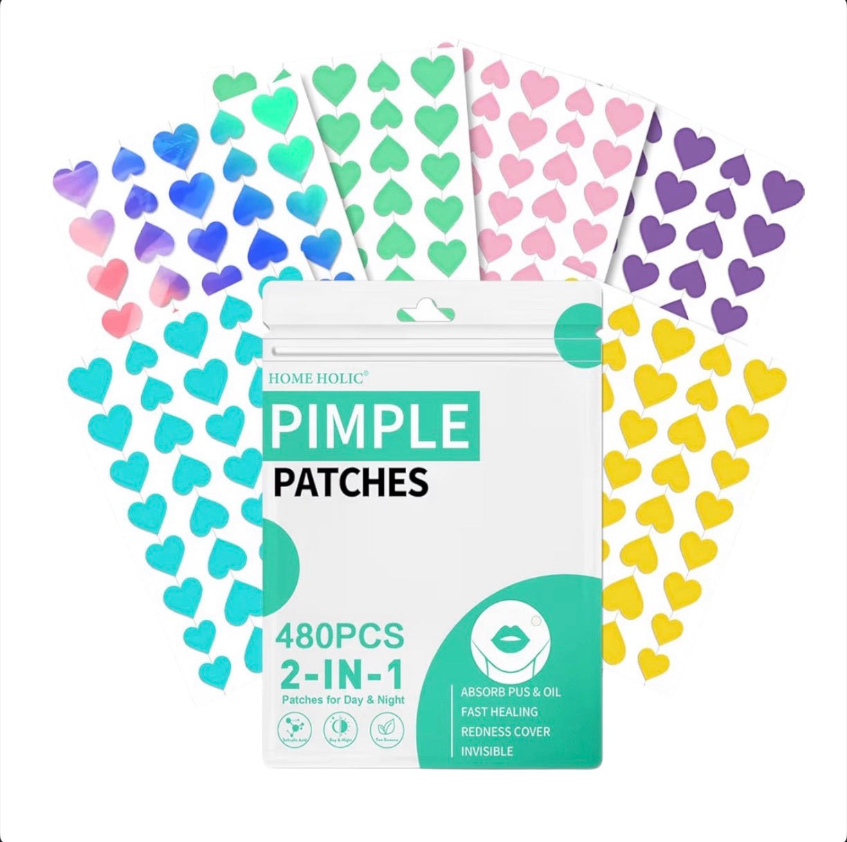 Pimple Patches Spot Patches Spot Stickers Acne Treatment Absorbing Cover Invisible Blemish Cover Acne Dots for Fast Acting Skincare