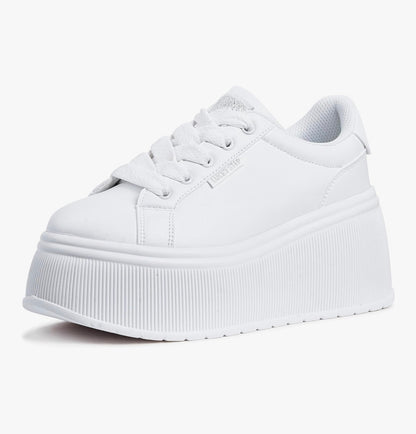 LUCKY STEP Women's Platform Fashion Sneakers Walking Shoes
Casual, Classic, Wedge, Low Top, Canvas, Retro
