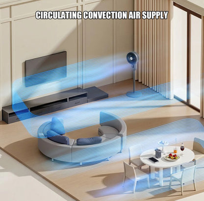 Oscillating Cyclone Pedestal Fan – Adjustable Height & 3 Speeds | Powerful Cooling for Home or Office