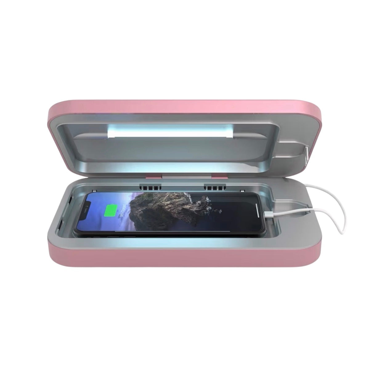 PhoneSoap 3 UV Smartphone Sanitizer & Universal Charger | Patented & Clinically Proven UV Light Disinfector | (Periwinkle)