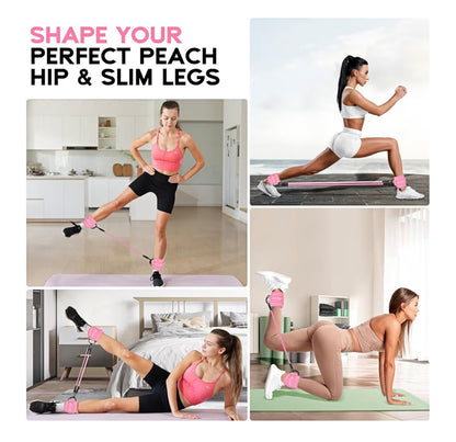 HPYGN Ankle Resistance Bands with Cuffs, Ankle Bands for Working Out, Resistance Bands for Leg Butt Training Gym Equipment for Kickbacks Hip Gluteus Training Exercises, Ankle Strap with Exercise Bands