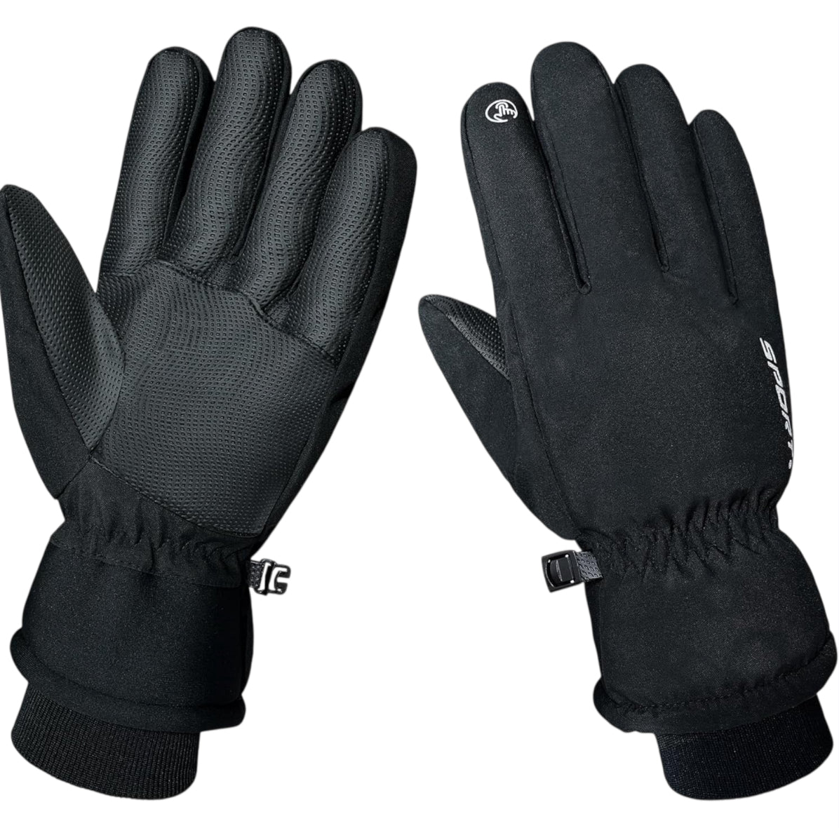 Waterproof Winter Gloves for Men Thermal Touchscreen Cold Weather Thinsulate Warm anti Slip Ski Gloves for Cycling Walking Hiking Outdoor Sports