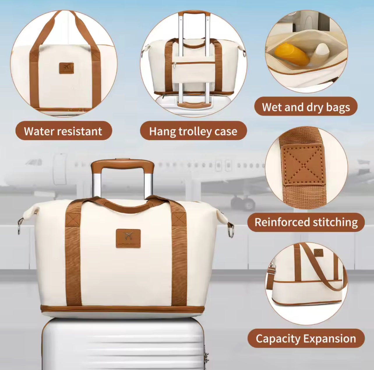 British Traveller Lightweight Hard Shell Luggage Set – 20”, 24”, 28” Trolley Suitcases with TSA Lock & Spinner Wheels