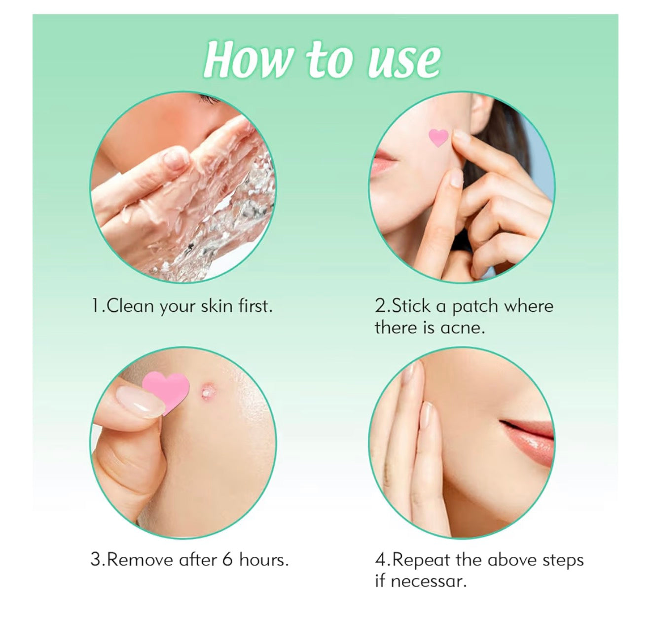 Pimple Patches Spot Patches Spot Stickers Acne Treatment Absorbing Cover Invisible Blemish Cover Acne Dots for Fast Acting Skincare