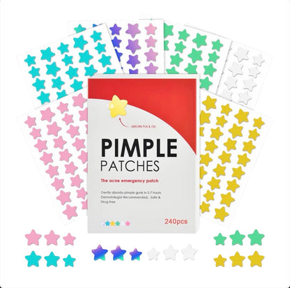 Pimple Patches Spot Patches Spot Stickers Acne Treatment Absorbing Cover Invisible Blemish Cover Acne Dots for Fast Acting Skincare