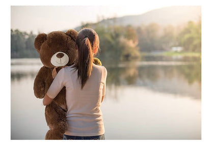 iBonny Giant Teddy Bear, 90cm, Tan Stuffed Animal, Plush, Soft Toy, Love Gift, Child Dolls